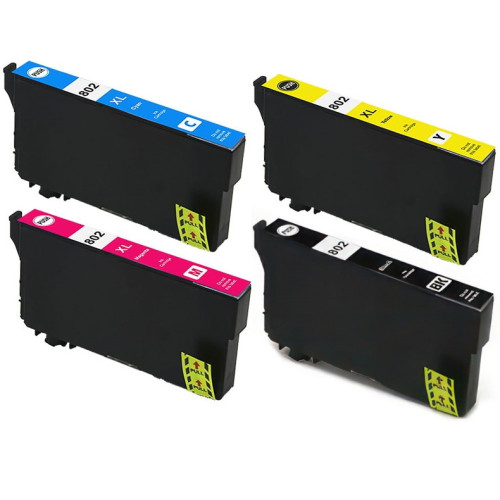 Compatible Epson 802xl High Yields Ink Cartridges for WF 4740 Compatible Epson 802xl High Yields Ink Cartridges for WF 4740