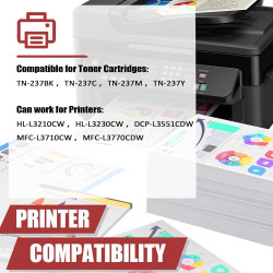 Brother Tn237 Black high Yield compatible toner Brother Tn237 Black high Yield compatible toner